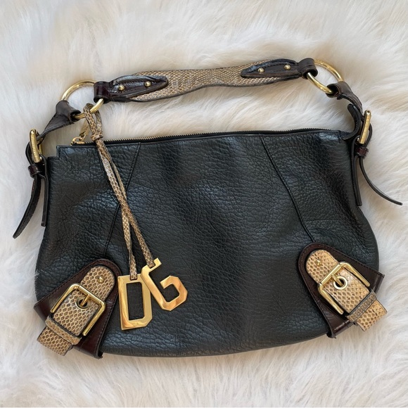 Dolce & Gabbana Handbags - Dolce & gabbana black leather shoulder bag
